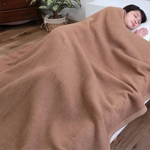 キャメル毛布